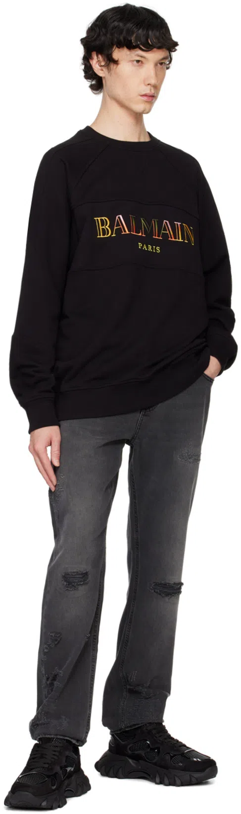 BALMAIN Sneakers In Black