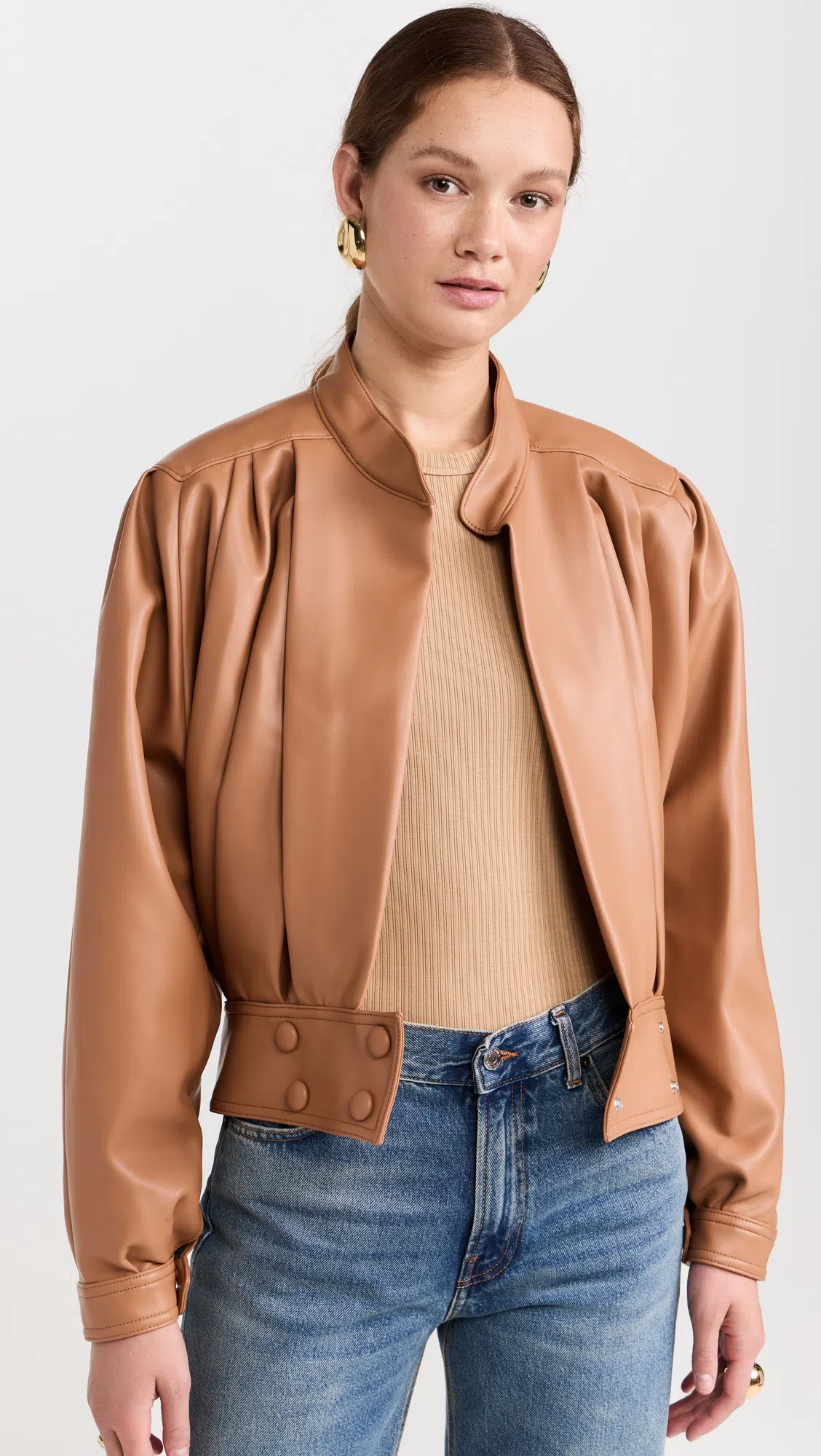 RECTO Victor Pencil Skirt Camel