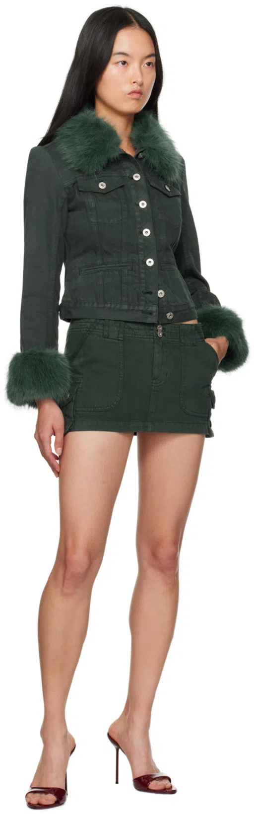 PARIS TEXAS Brown Lidia Mules In Animal Print