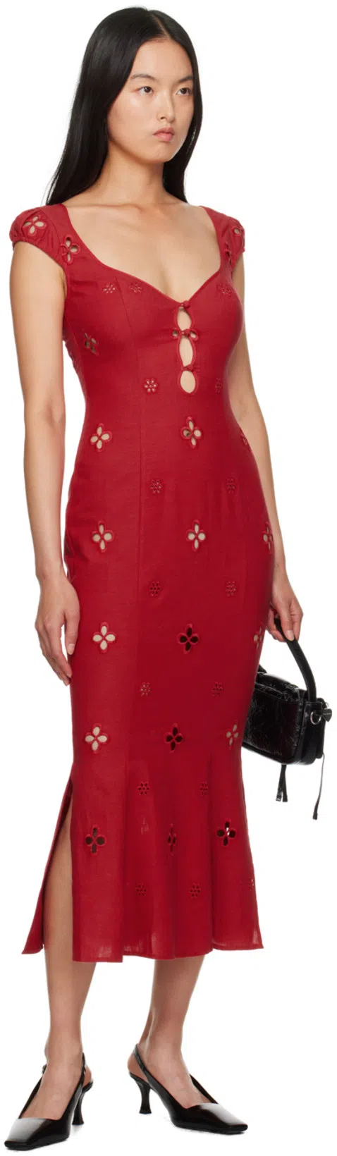 ACNE STUDIOS Sleek Calf Leather Tote Bag With Flap Pockets In Black