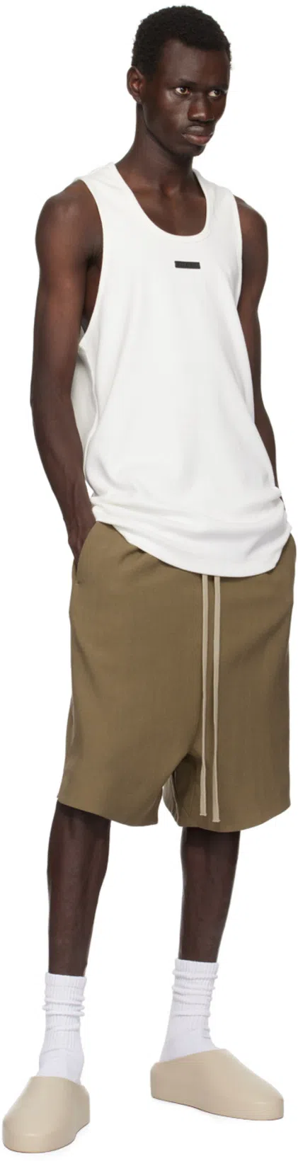 FEAR OF GOD Runner Rubber Slippers In Neutrals