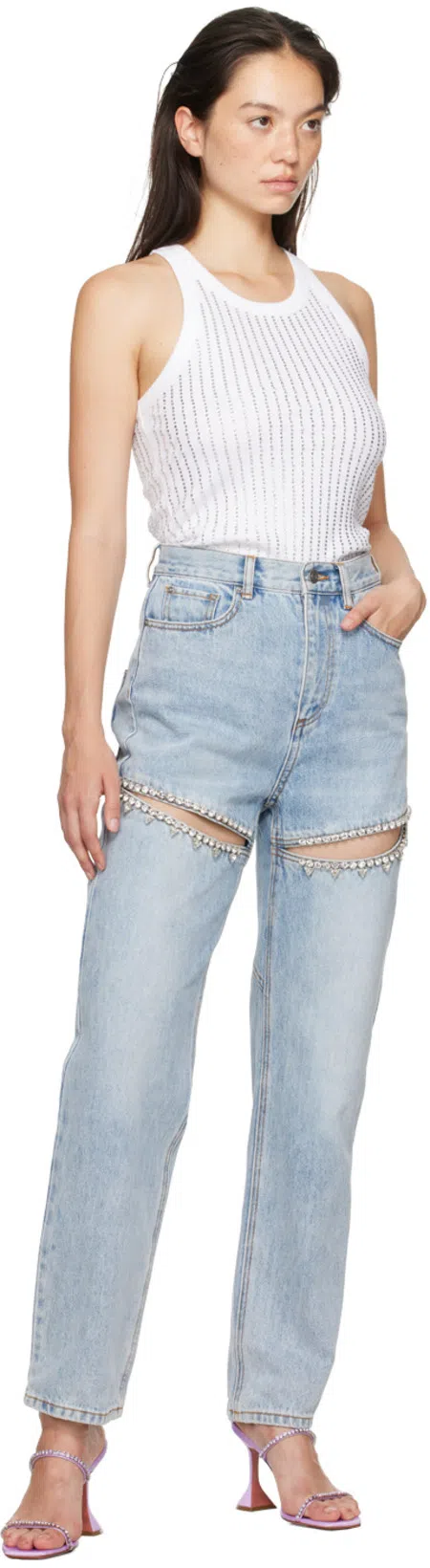 ATTICO 'fay' Beige Mini-skirt With Oversized Cargo Pockets In Brown