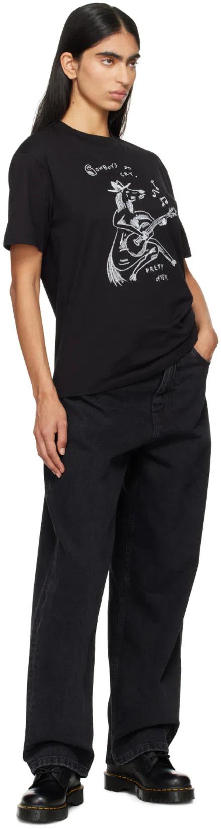 DR. MARTENS 1460 Waterproof 8 Eye Boots In Black