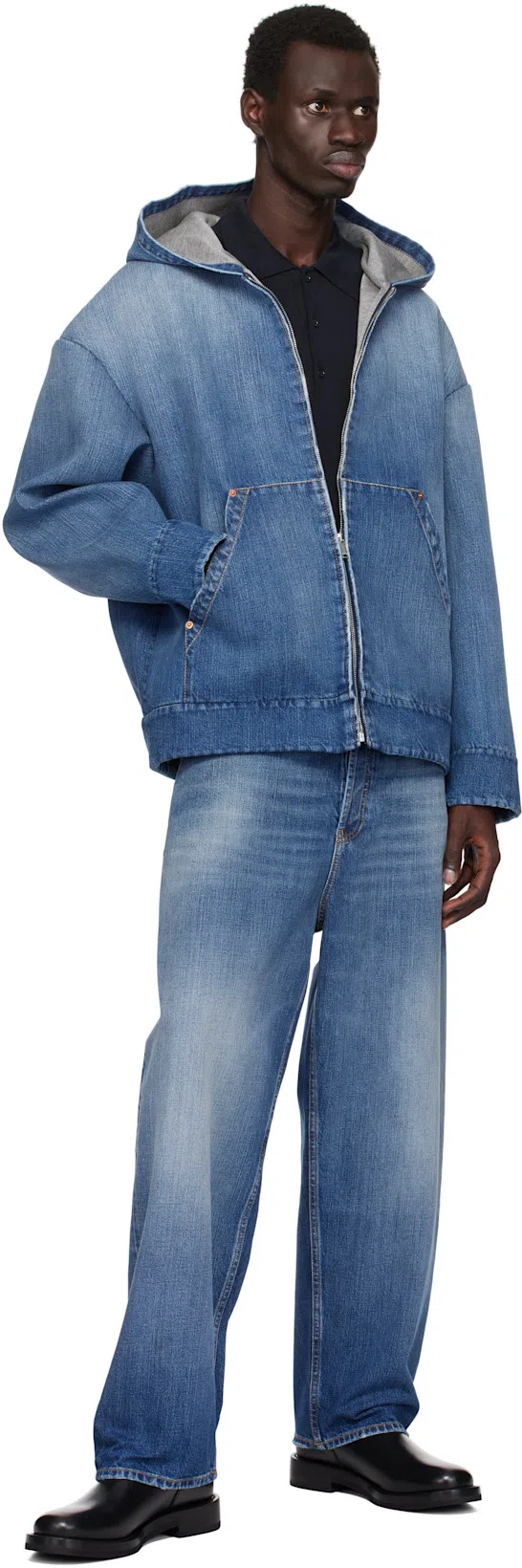 VALENTINO GARAVANI Studded Leather Ankle Boots With Elastic Panels In Black