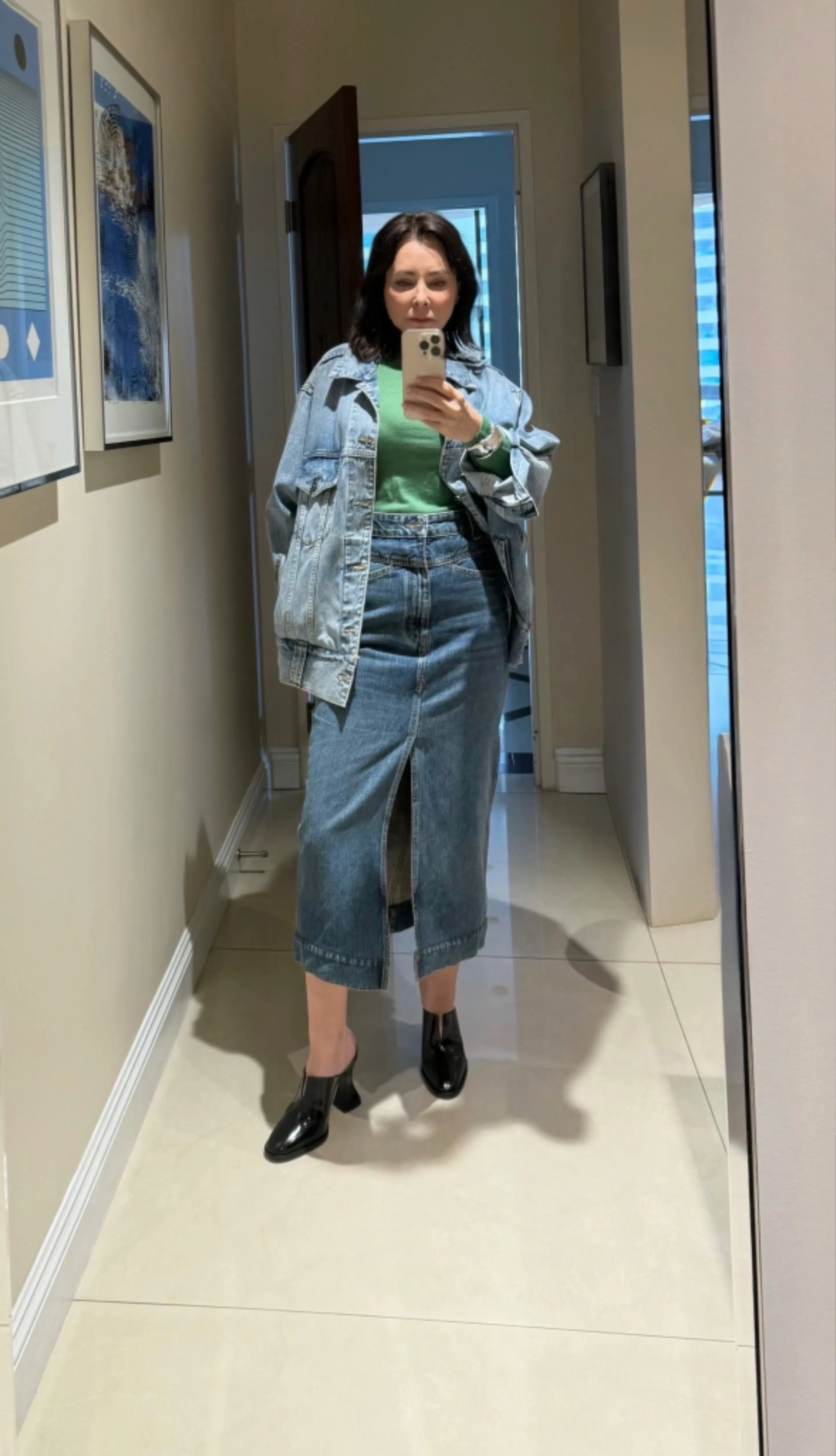 BOTTEGA VENETA 100mm Cha-cha Vinyl-heeled Mules In Black