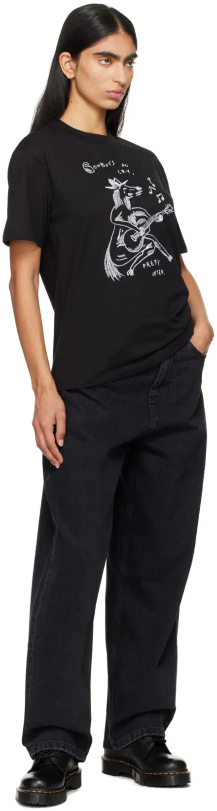 DR. MARTENS 1460 Waterproof 8 Eye Boots In Black