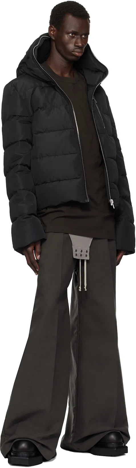 RICK OWENS Army Cyclops Turbo High-top Platform Boots In Black