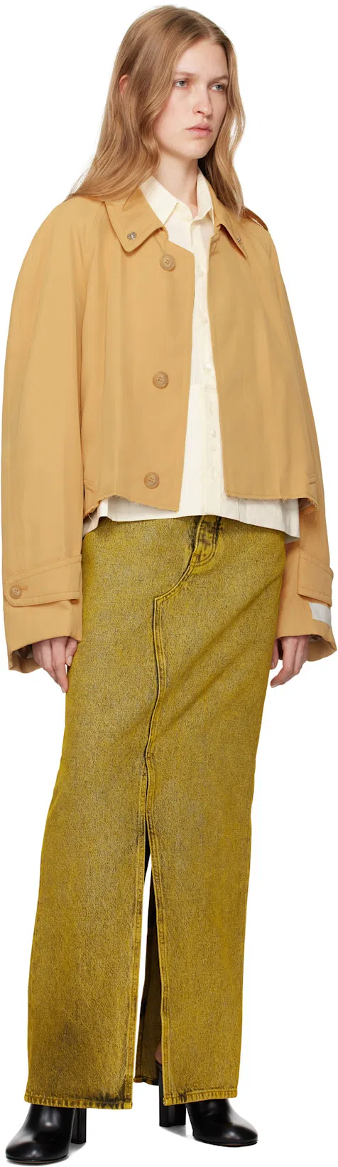 MM6 MAISON MARGIELA Mm6 By Maison Margiela White Cotton Oversize Fit Shirt