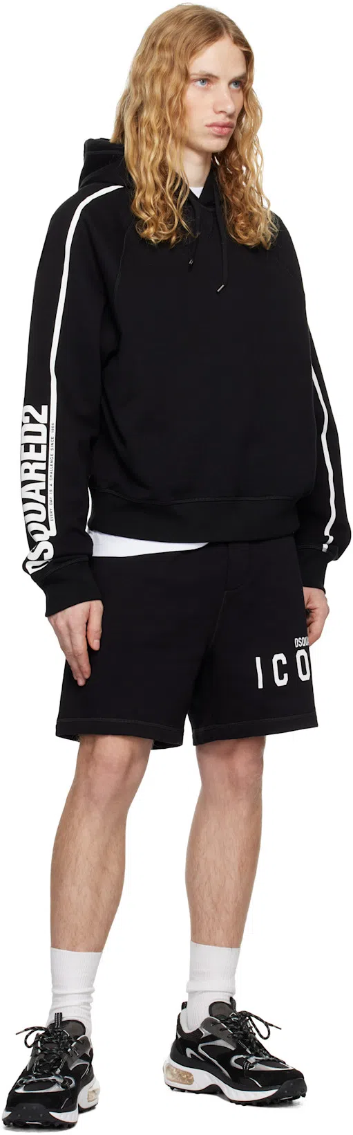 DSQUARED2 Shorts In Black