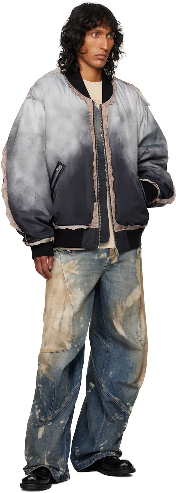 ACNE STUDIOS Blue Loose-fit Jeans In Mid Blue