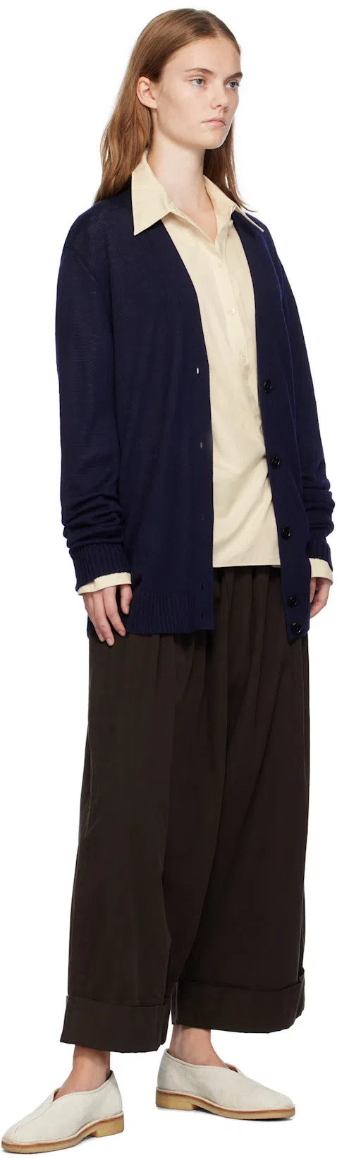 TOOGOOD Brown 'the Baker' Trousers In Fine Canvas Umber