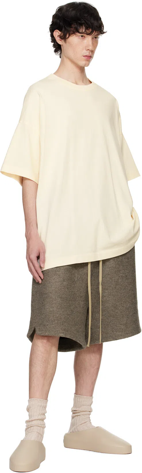 FEAR OF GOD Runner Rubber Slippers In Neutrals