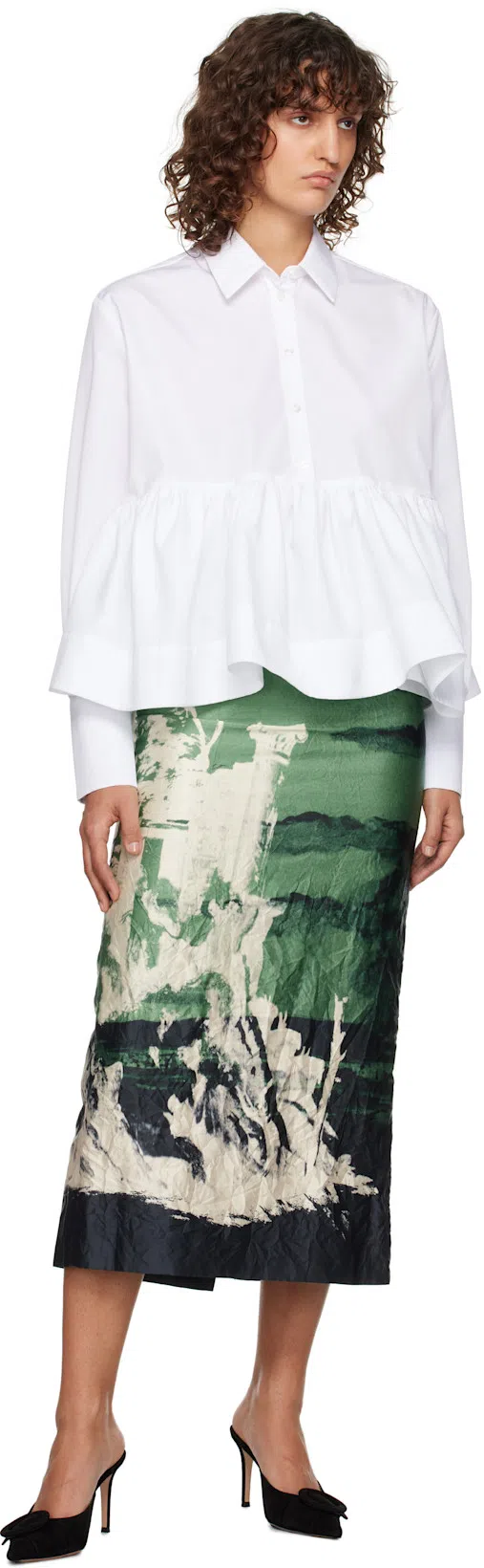 GIANVITO ROSSI Suede Portofino Heeled Mules 55 In Black Suede