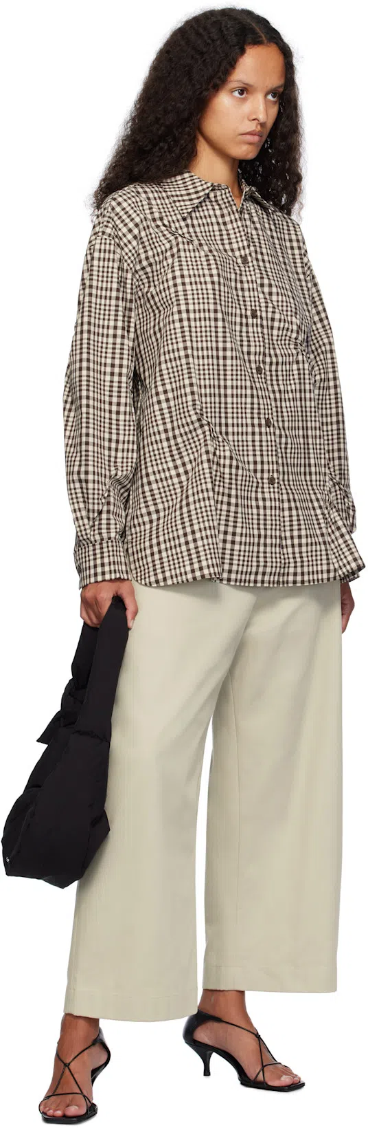 TOTÊME The Knot Leather Sandals In Black