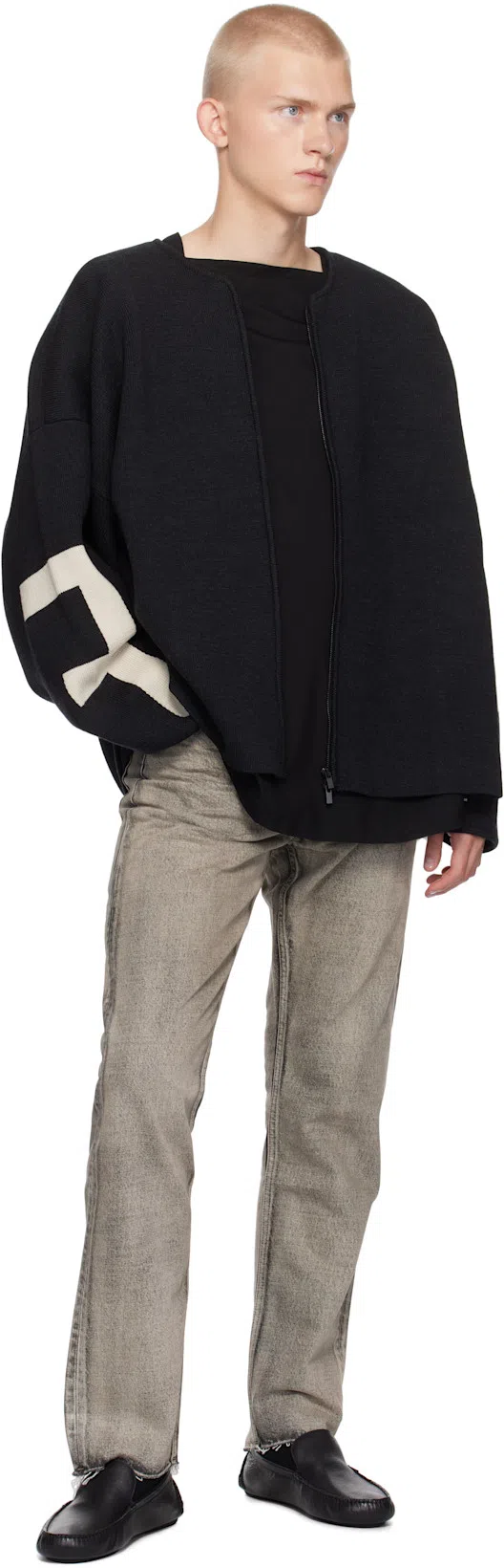 FEAR OF GOD Gray Classic 5 Pocket Jeans In Grey