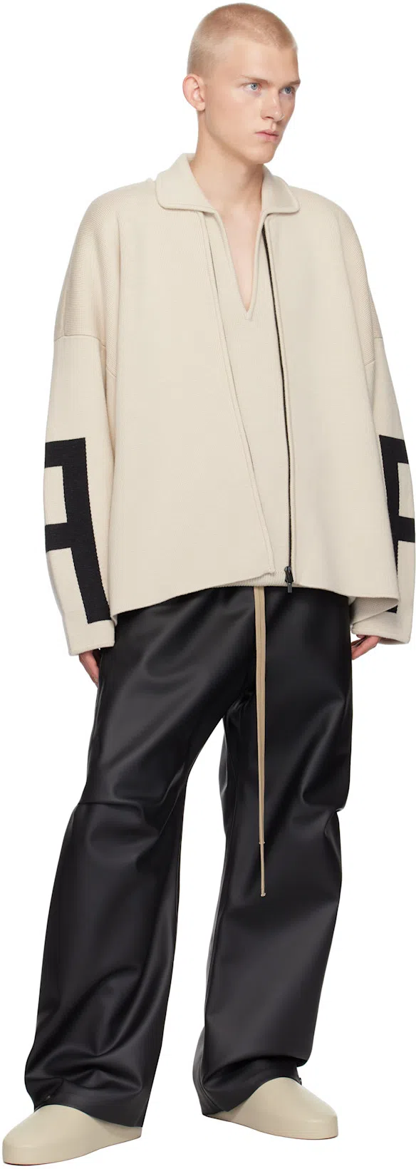 FEAR OF GOD Runner Rubber Slippers In Neutrals