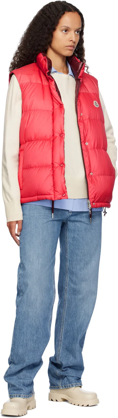 LE17SEPTEMBRE Blue Open Spread Collar Shirt