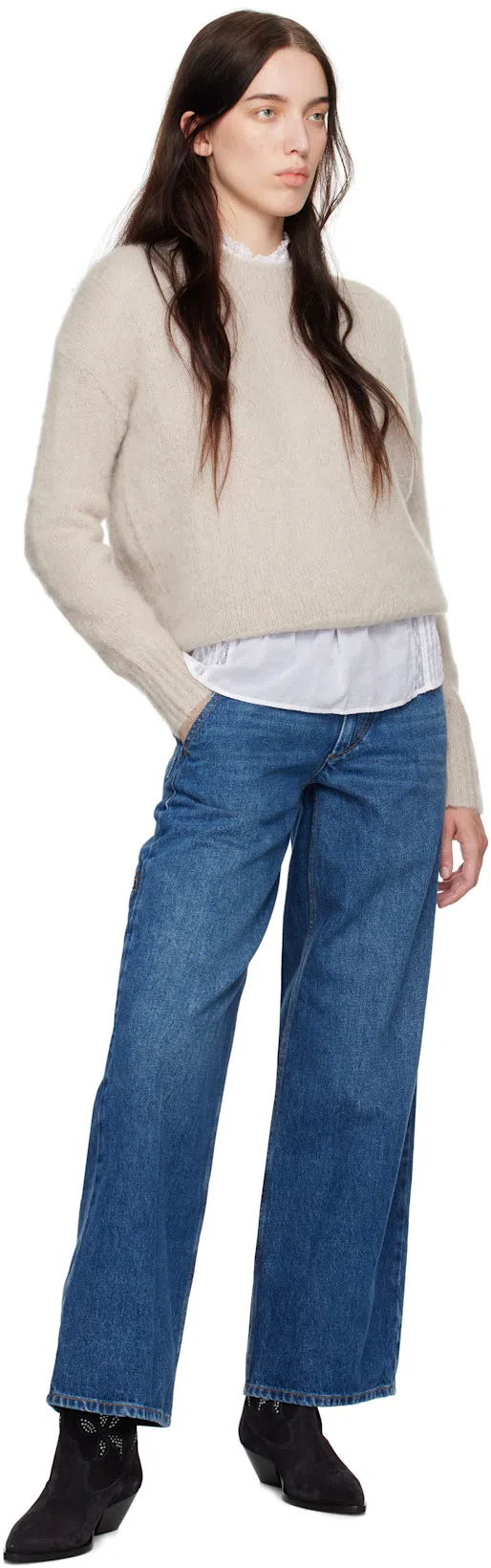 ISABEL MARANT Duerto Texan Boots With In Blue