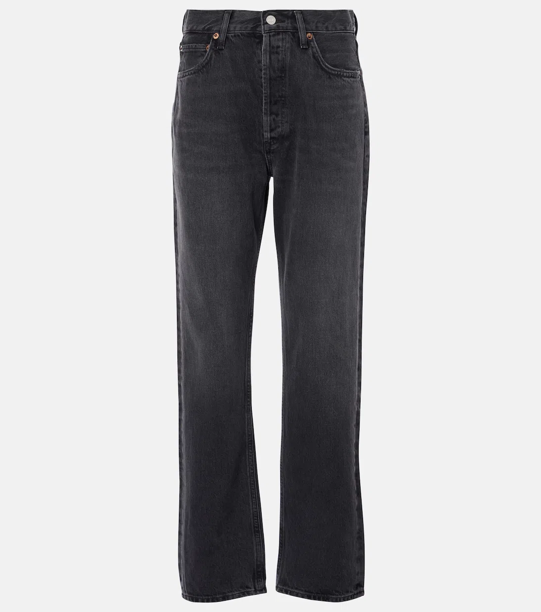 AGOLDE Low Slung Baggy Jeans In Black