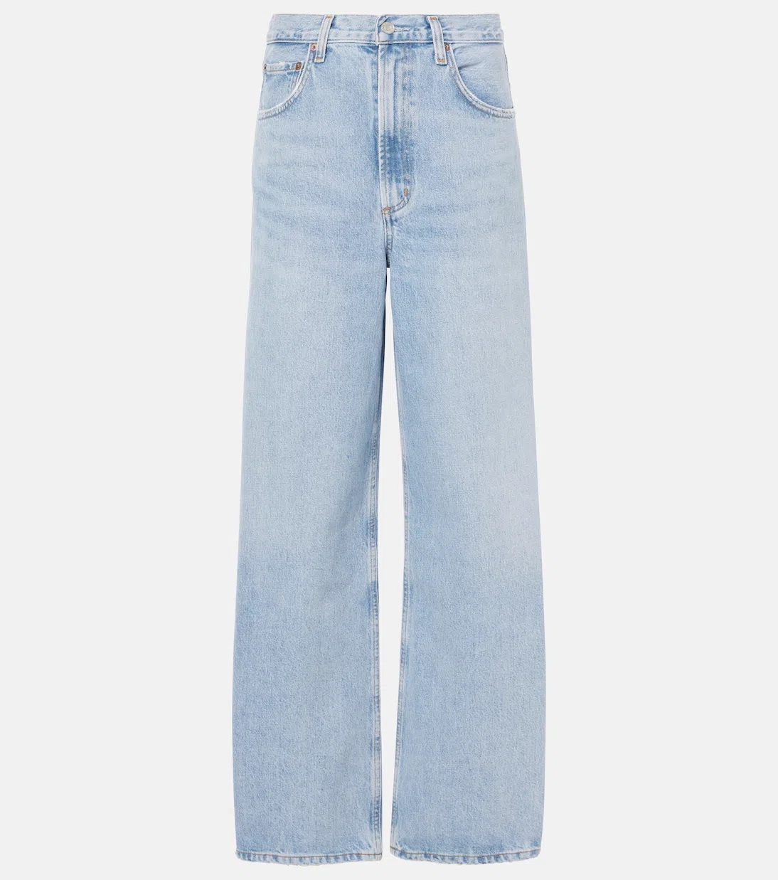 AGOLDE "kristen Jeans With Curved In Blue