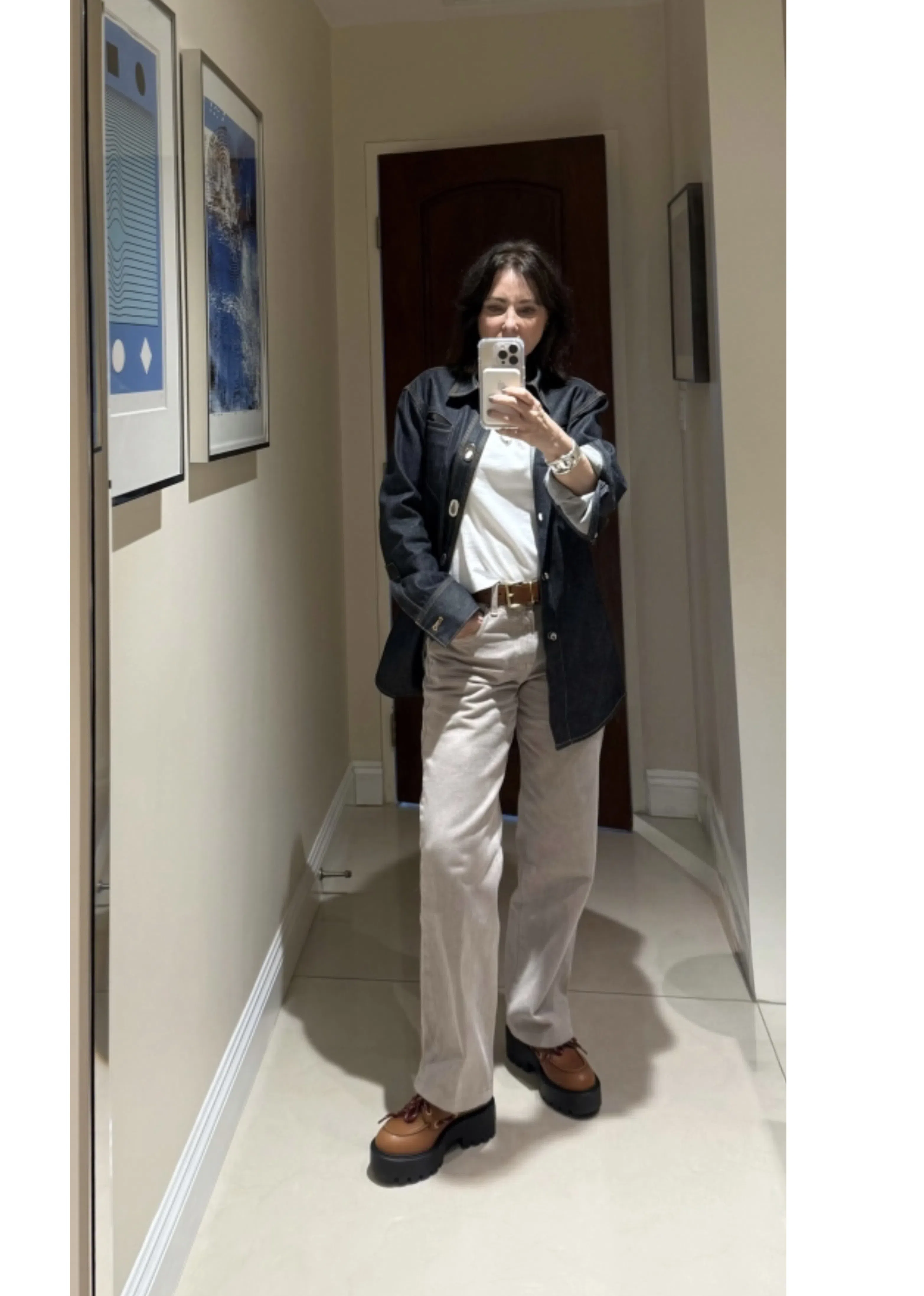 KHAITE The Emmylou Cotton T-shirt In White