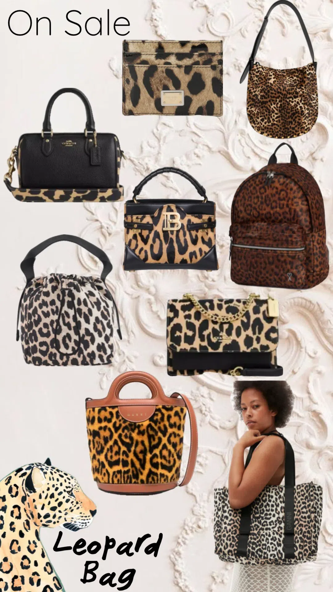 DOLCE & GABBANA Polished Calfskin Card Holder With Leopard Print In Animal Print