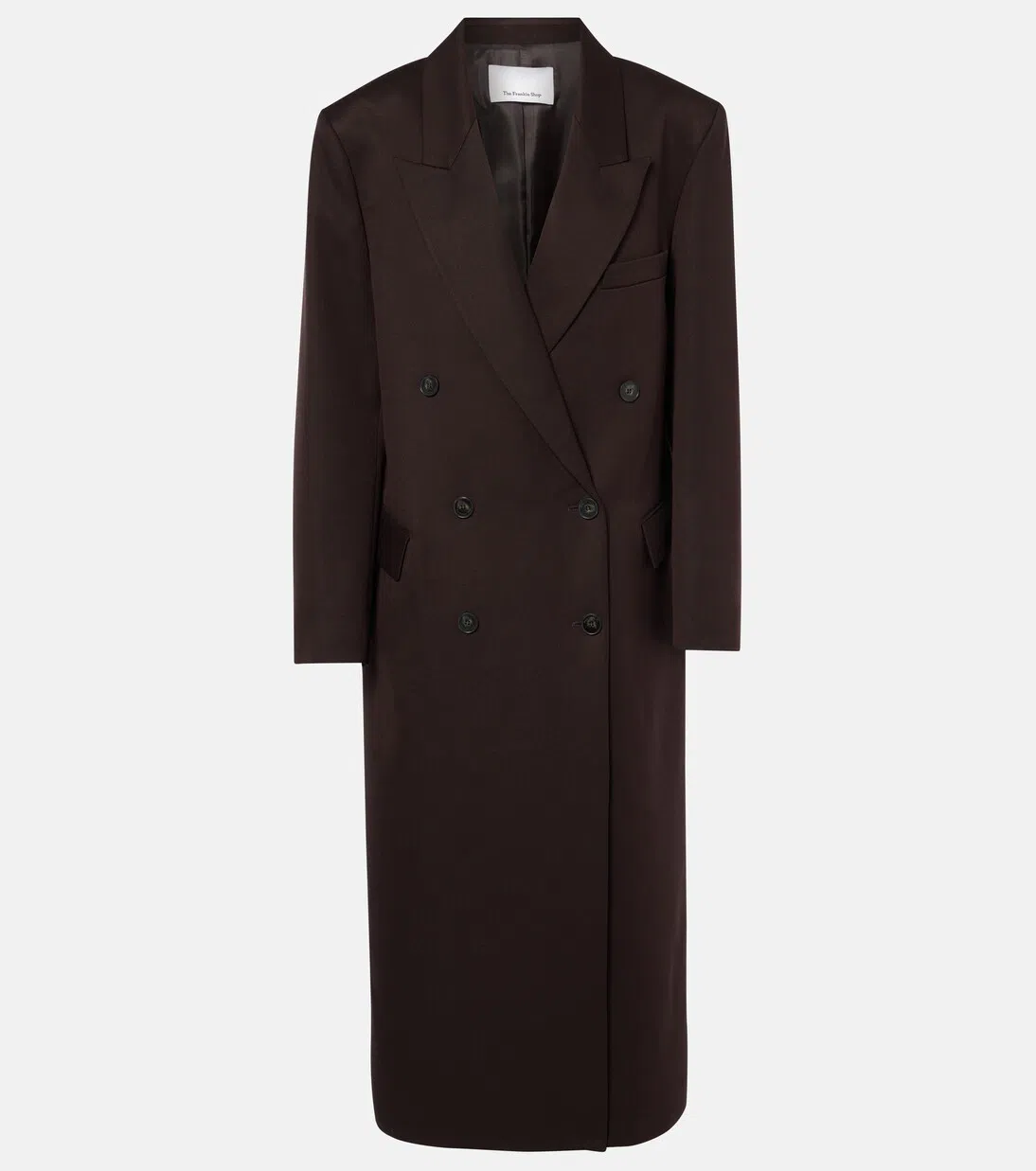 KHAITE Marfa Classic Flat Knee High Boot In Brown