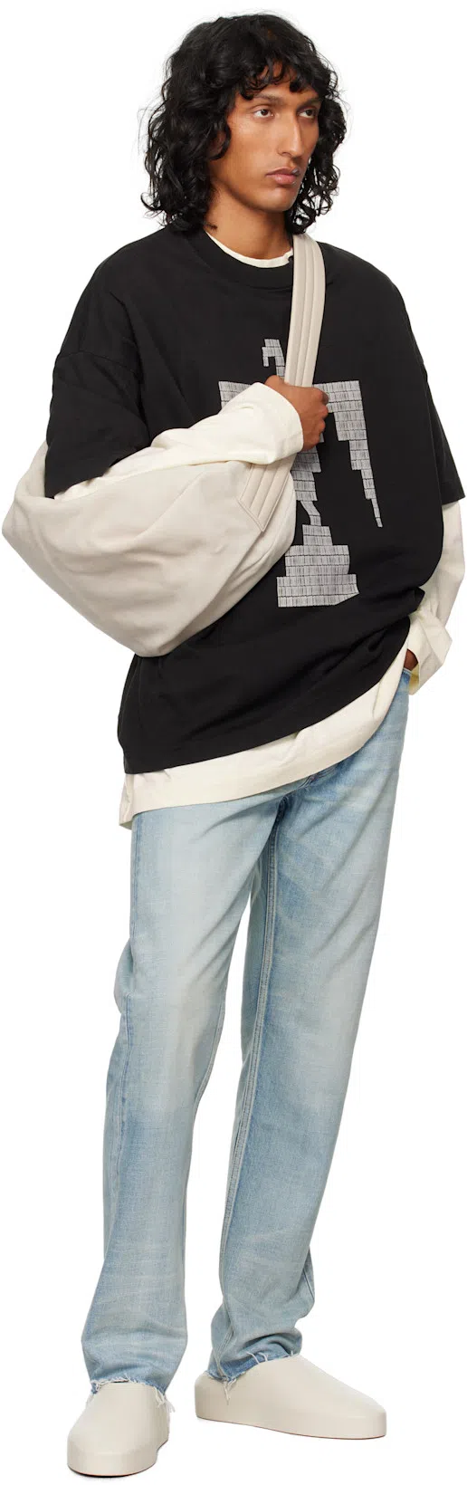 FEAR OF GOD Runner Rubber Slippers In Neutrals