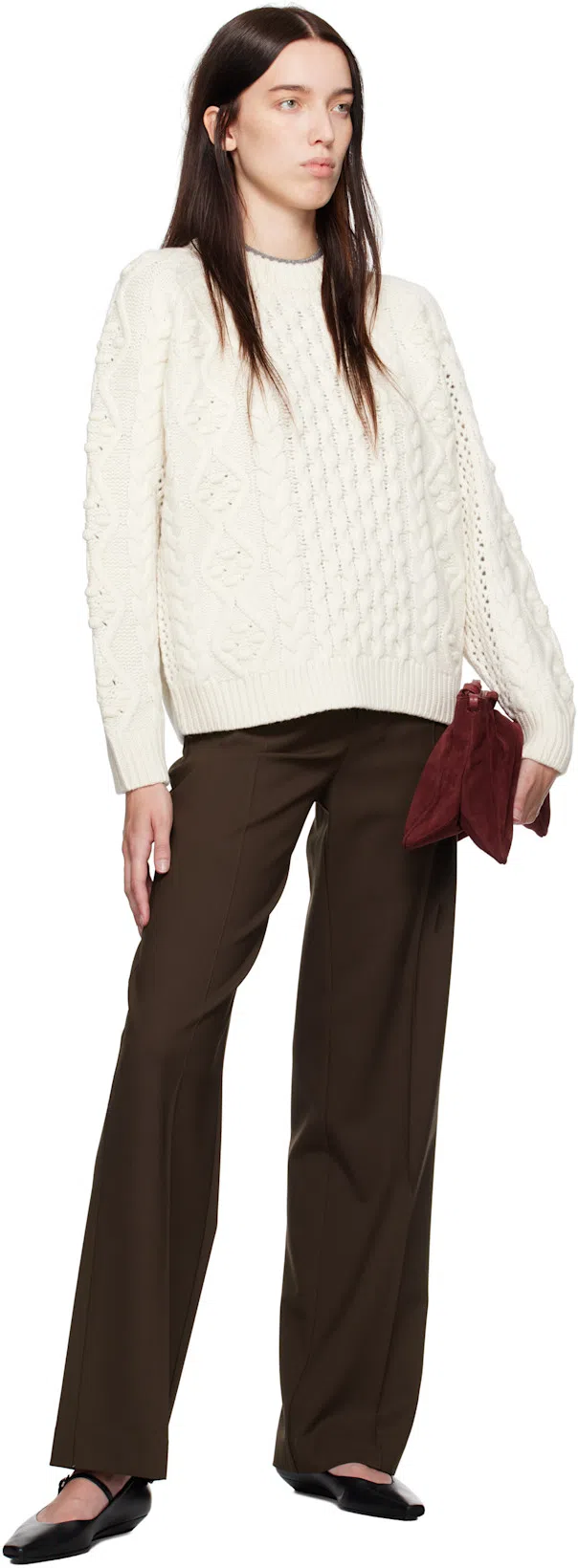 PROENZA SCHOULER Slingback Leather Pumps In Black