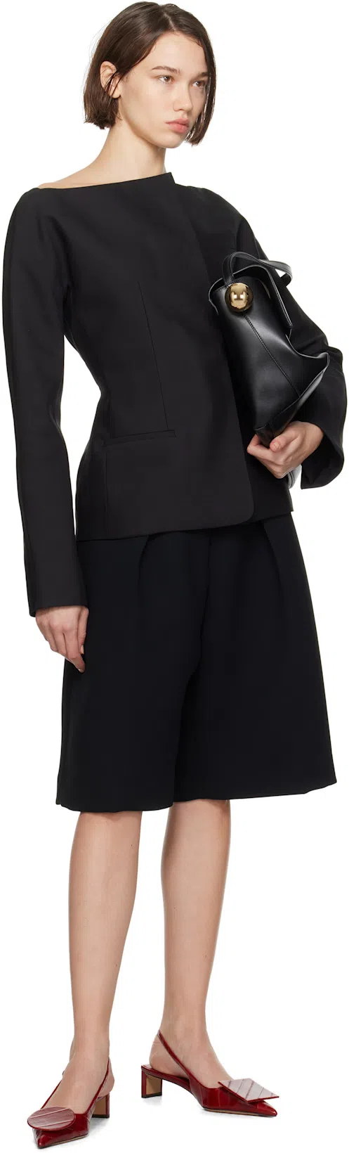 JACQUEMUS Les Slingbacks Duelo B In Red