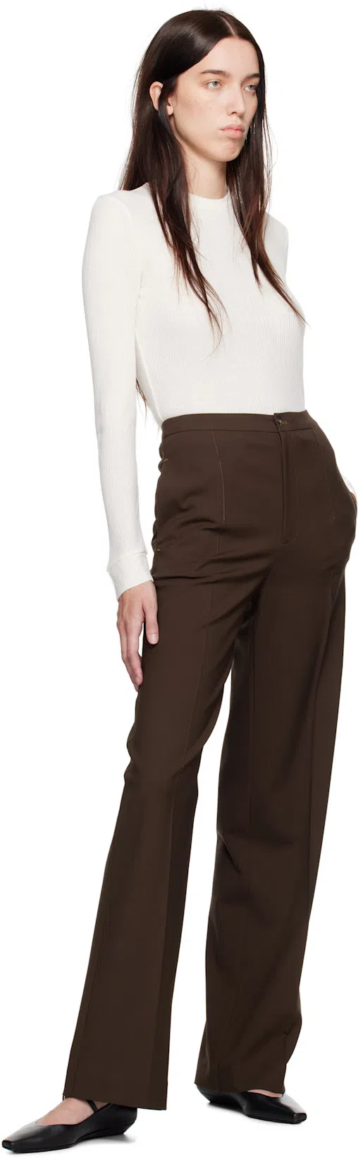 PROENZA SCHOULER Slingback Leather Pumps In Black