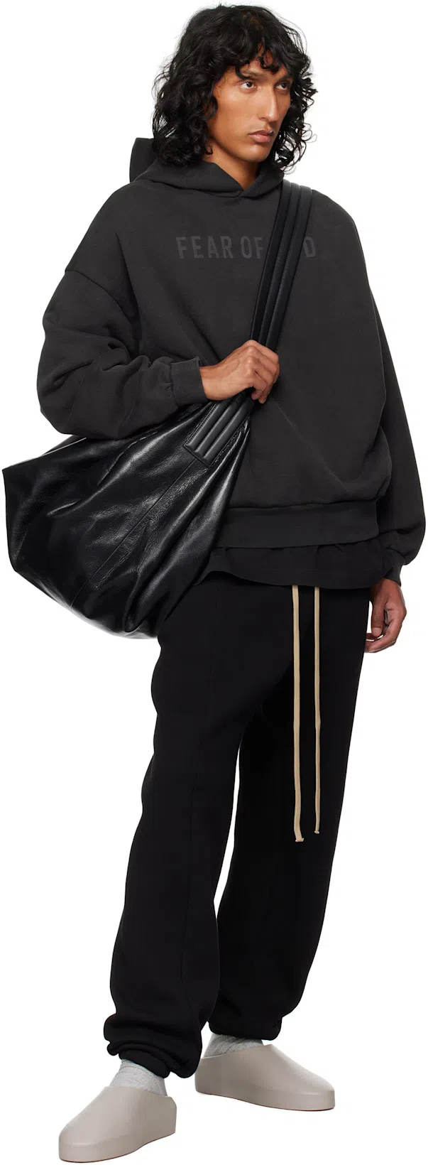 FEAR OF GOD Runner Rubber Slippers In Neutrals