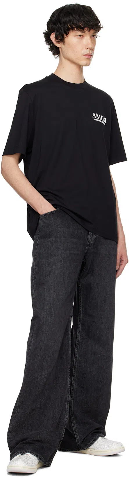 AMIRI Tshirt Con Logo In Black