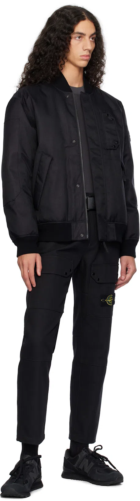 NEW BALANCE Man Sneakers Black Size 9 Leather