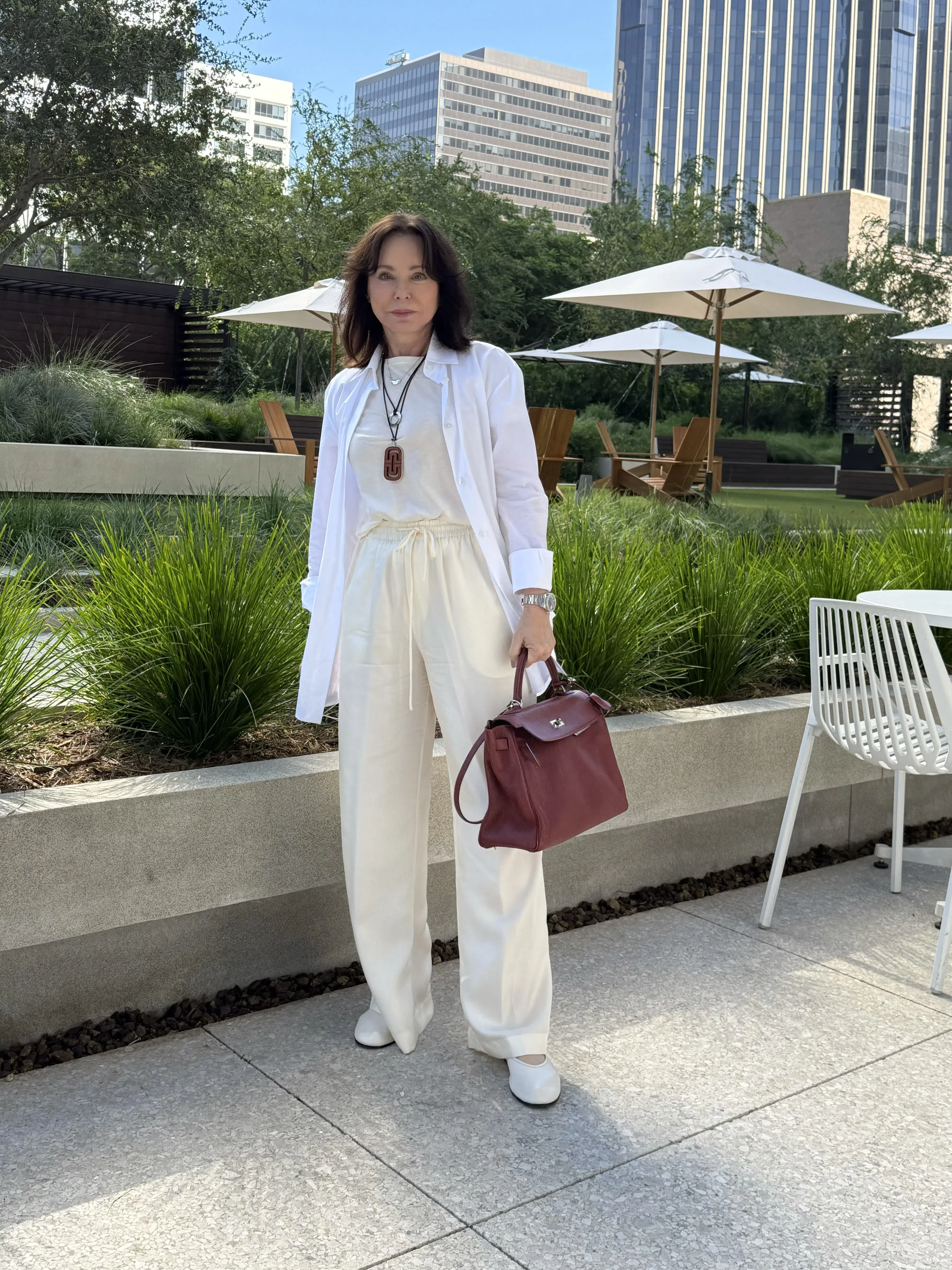 THE ROW Lambskin Band Ballerina Flats In Animal Print