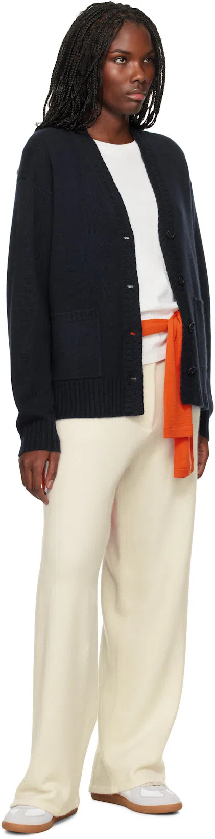 MAISON MARGIELA Bicolor Leather Replica Sneakers In White