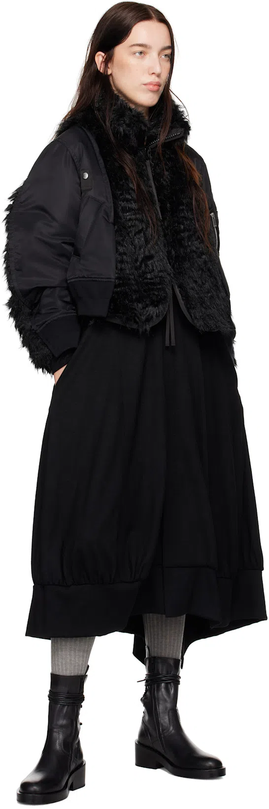 ANN DEMEULEMEESTER Woman Ankle Boots Black Size 7.5 Leather