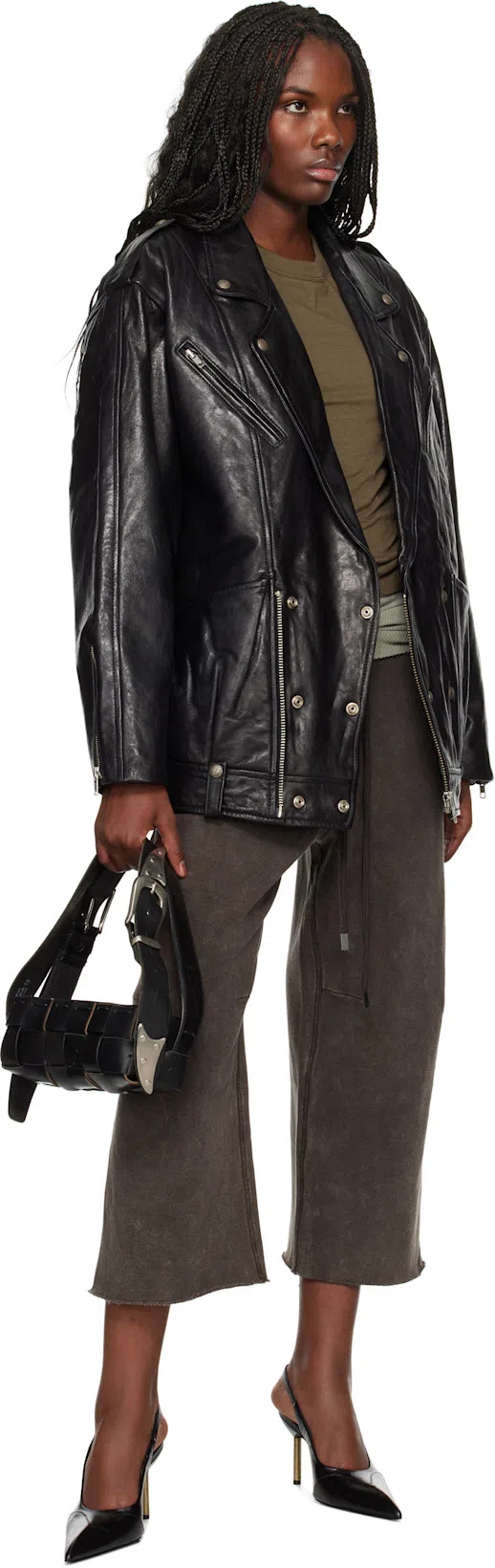 KNWLS Khaki Ghost Long Sleeve T-shirt In Olive