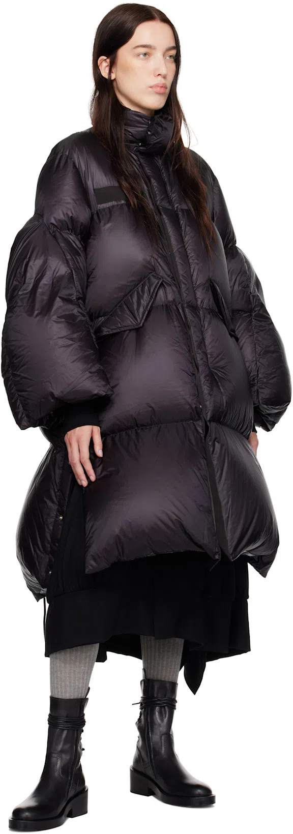 ANN DEMEULEMEESTER Woman Ankle Boots Black Size 7.5 Leather