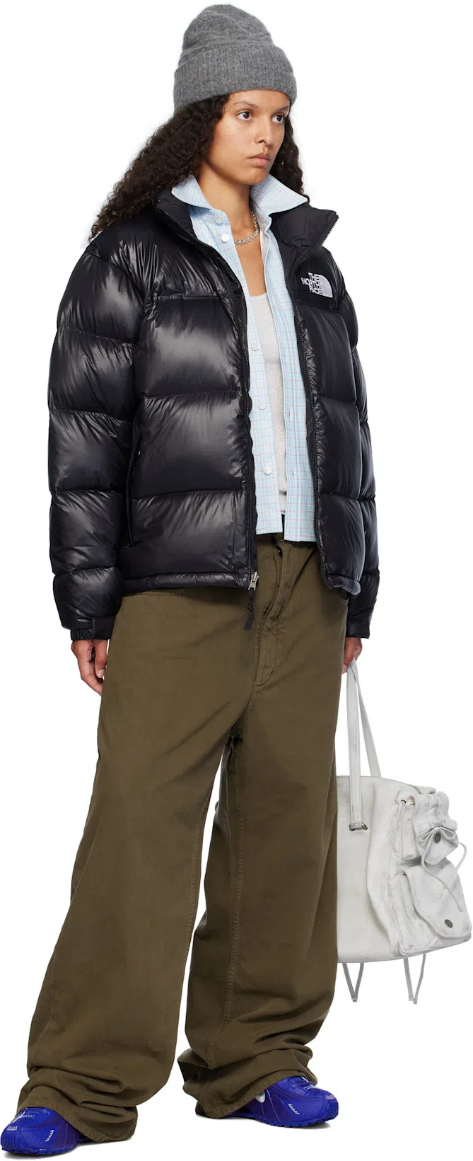 ACNE STUDIOS Multiple-pockets Shoulder Bag In Weiss