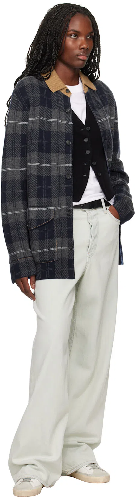 MAISON MARGIELA Bicolor Leather Replica Sneakers In White