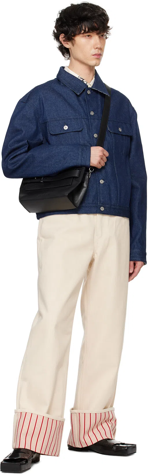 JACQUEMUS La Veste De-nimes Jacket In Denim Dark Blue