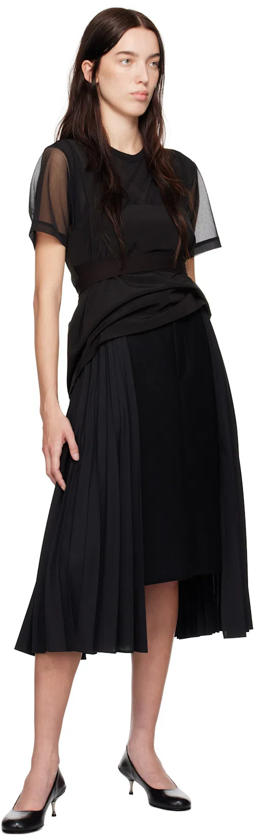 ANN DEMEULEMEESTER Woman Ankle Boots Black Size 7.5 Leather