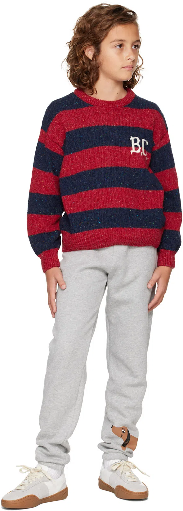 ACNE STUDIOS Nappa And Suede Leather Sneakers In In White