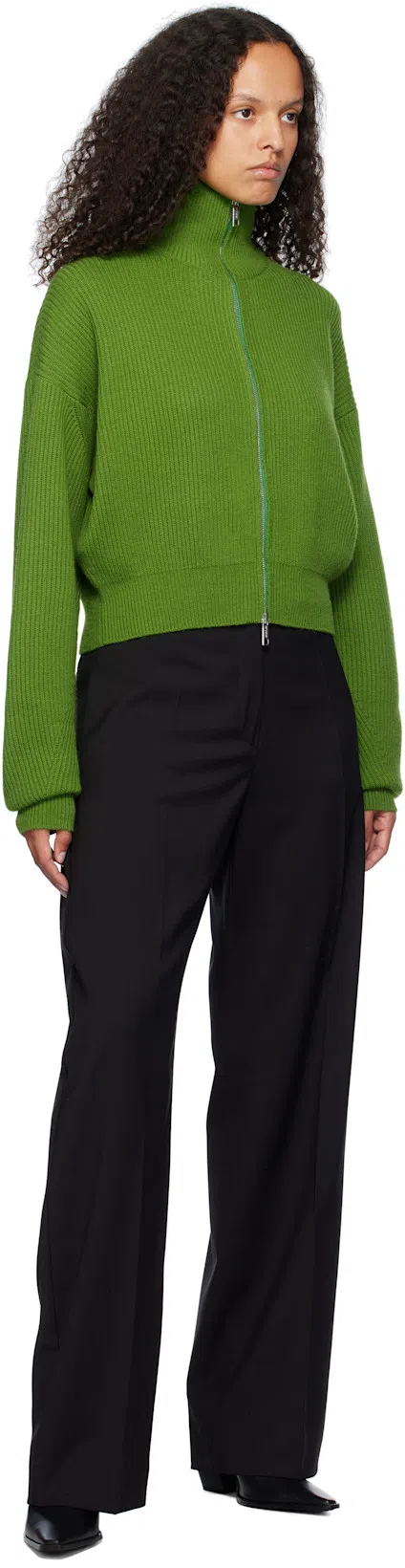 BOTTEGA VENETA Leather Tex Mules With Covered Heel 10cm In Black