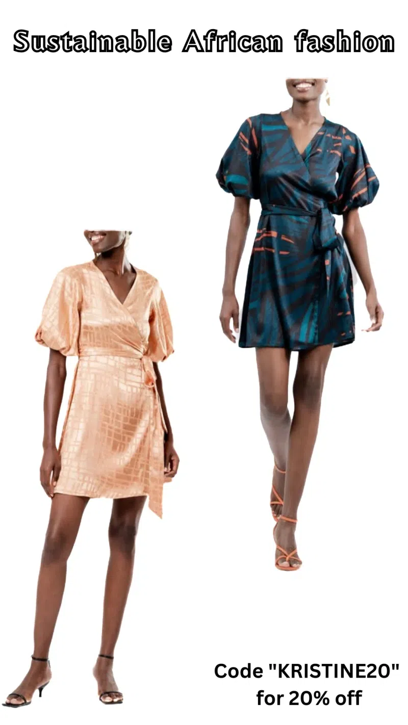 DIARRABLU Yali Wrap Minidress In Dhaw Gold