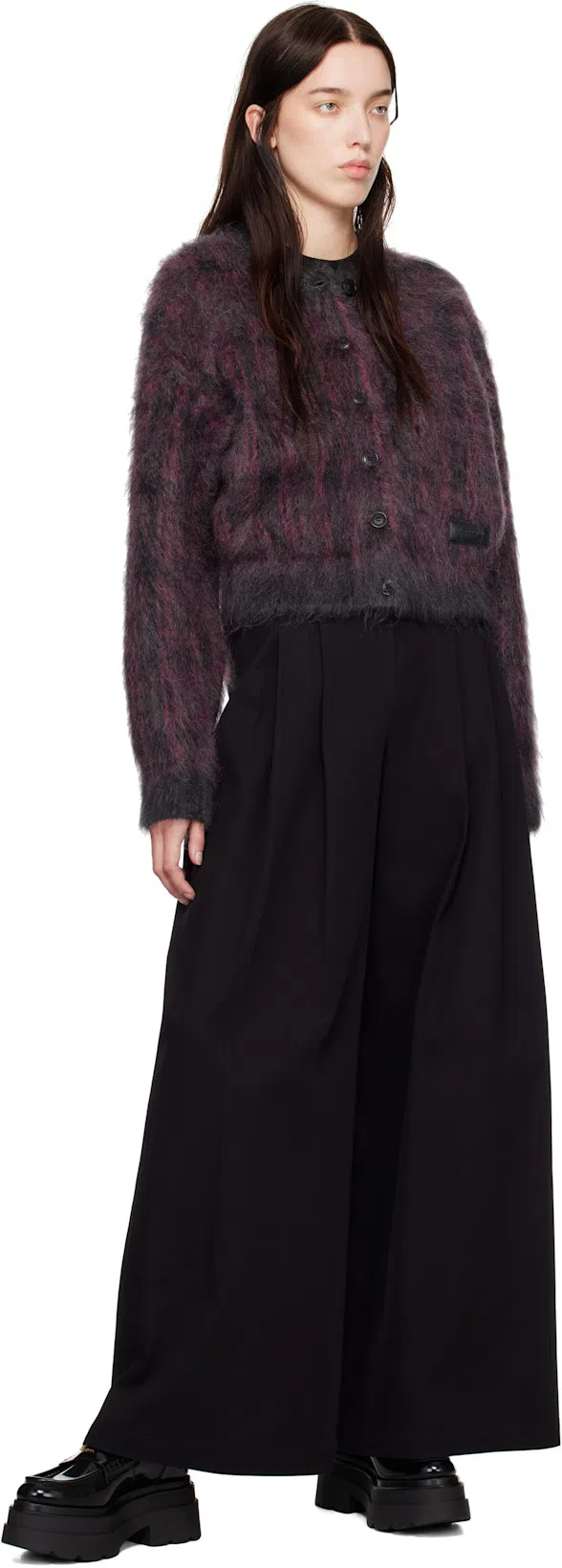 ALEXANDER WANG T T By Alexander Wang Puff Logo Shrunken T-shirt In Black