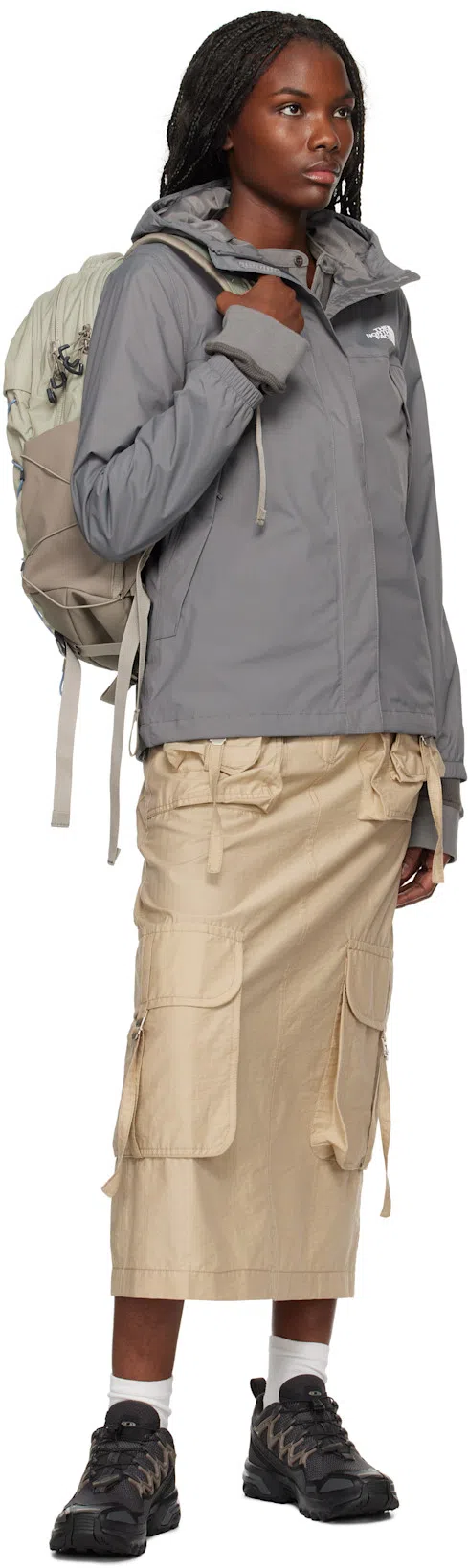 ACNE STUDIOS Multipocket Long Skirt Skirts Beige In Neutral