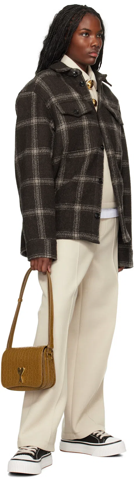 TOTÊME Toteme Monogram Embroidered Curved T Shirt In White