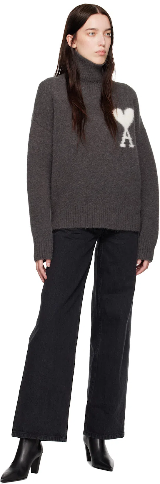 APC Black Elisabeth Jeans In Lze Washed Black